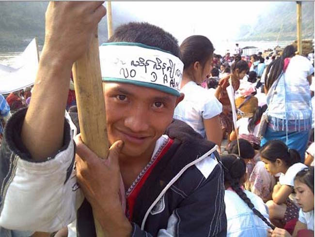 Karen is one of the ethnic groups protesting against Salween dams (Credit: Burma Rivers Network)