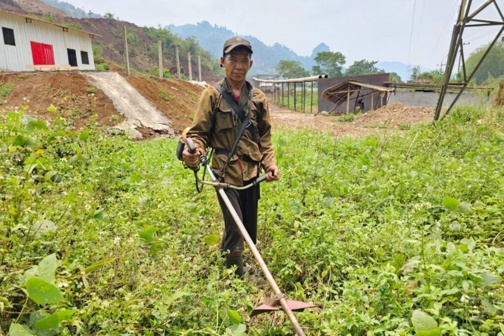 Laos farmer